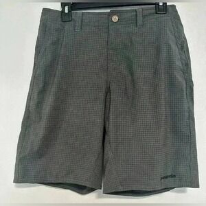 Patagonia Men's Grid Shorts Size 32 Charcoal Grey Outdoor Casual